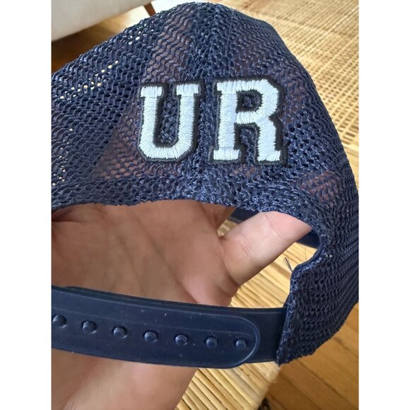 United Rivers Navy Selvedge Denim Trucker Hat – “Go West, Young Man” Chain Stitc - Picture 5 of 6